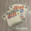 Duaa Transfronteiriça Hip-Hop Harajuku Curta Moda Streetwear Gótica Unissex Punk Casual Algodão Solta Camiseta