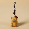 Llavero Colgante de Madera Tallada Hecho a Mano Capibara Lindo Muñeco de Capibara Colgante para Mochila Pequeño Regalo