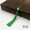 Punta con Borla con Perlas de Simulación Accesorios Hechos a Mano diy Material Punta Colgante Borla para Ropa Estilo Chino