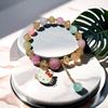 Pulsera de Ojo de Gato Mariposa Blanca/Azul/Morada/Verde/Rosa para Mujer Moda Elegante Más Fácil de Combinar Pulsera de Temperamento Transmisión en Vivo Nuevo Estilo Caliente