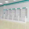 Prateleiras de Farmácia Armários de Remédios Ocidentais Armários Expositores de Medicamentos para Farmácia Armários de Receita Médica Armários de Remédios Balcões de Vidro Expositores de Farmácia de Madeira