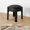 Banqueta plástica colorida, banqueta tipo moinho com almofada macia dopamina espessa, durável e resistente para uso doméstico, adequada como banqueta baixa extra ou banqueta redonda para convidados
