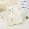 Caixa de Embalagem para Joias 12*16cm Caixa de Presente com Laço Xadrez Caixa à Prova de Poeira para Vitrine de Shopping Acessórios