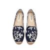 Sapatos de Pescador Femininos Sola Grossa Moda Primavera e Verão Novos Casuais Linho Slip-on Mocassins Palha Bordados Versátil