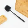 Venda Direta da Fábrica Escova de Banheiro com Cabo de Plástico Descontaminação Cabeça da Escova de Banheiro Cabo Longo Escova Redonda para Banheiro Escova de Limpeza Plástico