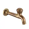 Fontanería de Baño Vintage Grifo de Lavadora de Baño Todo Cobre Grifo de Lavabo para Fregona Antigua Lavabo