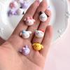 Lindo Pequeño Dibujo Animado Dumpling Accesorios de Resina Funda para Teléfono Móvil Accesorios para el Cabello Pegamento en Crema Zapatos Accesorios DIY Pj746