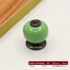 Puxadores Coloridos de Liga de Zinco e Cerâmica para Portas de Armário, Puxadores de Guarda-Roupa, Acessórios de Móveis Modernos, Puxadores de Gaveta de Furo Único