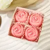 Regalo de San Valentín, Recuerdo de Cumpleaños, Vela Pequeña, Creativa Transfronteriza Simulación Vela Aromática Hecha a Mano en Forma de Rosa