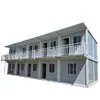 Sitio de Construcción de Casa Prefabricada Personalizada Dormitorio para Trabajadores Doble Capa Ensamblado Removible Casa Sencilla Casa Sencilla de Hierro de Acero Color