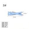 4.5cm Coreano ins Celebridad Cibernética Clip Cruzado Forma X Horquilla Clip Pico de Pato Clip BB Clip para Flequillo Material para Horquillas DIY Accesorios