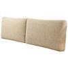 Cojín Suave con Respaldo para Mesita de Noche, Soporte Lumbar para Cama, Cojín para Habitación Tatami, Lino, Extraíble y Lavable, Moderno y Sencillo