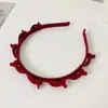 Diadema Trenzada Flocada, Accesorio para el Cabello de Celebridad de Internet, Pinza para el Cabello de Acabado, Dulce y Versátil, Diadema Antideslizante con Dientes Simple
