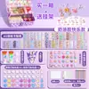 Kit Guka com areia líquida, materiais completos para brinquedo DIY feito à mão para meninas e crianças, Placa Guka, Caderno Guka