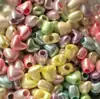Cuentas redondas corazón de melocotón estrella de cinco puntas color perla de imitación accesorios para ropa y cabello material de bricolaje accesorios para joyería hecha a mano cuentas sueltas
