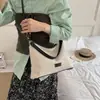 Bolso de Hombro Casual Retro Nuevo 2026 para Mujer, Bolso de Mano de Bloques de Color a la Moda, Bolso Tote de Hombro Cruzado