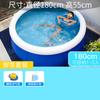 Piscina Inflable Redonda para Nadar Piscina para Niños en Casa Piscina Plegable Gruesa para Adultos con Soporte Exterior