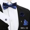 Gravata Borboleta Quadrada de Seda para Negócios Conjunto de 4 Peças Estilo Coreano Masculino Acessórios de Vestimenta para Banquete de Casamento Fábrica de Gravatas de Borboleta Estoque Pronto