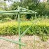 Accesorios para Plantas Trepadoras de Jardín Tubo de Acero Recubierto de Plástico Hebilla de Alambre de Acero Soporte Hebilla de Conexión de Pilar Hebilla de Resorte Hebilla Fija para Plantación en Casa