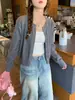 Cárdigan Rojo Otoño Ropa Exterior para Mujer Delgado Nuevo Estilo Primavera Otoño Suéter Holgado Abrigo Tejido de Cachemira Superior