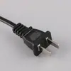 Cabo de Alimentação de Dois Fios com Plugue Padrão Nacional Atacado com Desconto Plugue Doméstico de Dois Pinos com Plugue de Cauda Figura-Oito Cabo de Alimentação para Barbeador