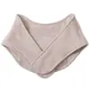 Calentador de cuello con bolsillo, bufanda pequeña para el cuello, cubierta para el cuello para habitaciones con aire acondicionado, protección contra el frío y calidez, unisex, engrosado y forrado de vellón, adecuado para todas las estaciones, puede contener almohadillas térmicas