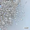 Zircônia Branca Fundo Plano Nail Art Mini Pequena Zircônia Pequena Decorações Mistas Strass de Nail Art Brilhantes Super Brilhantes Atacado