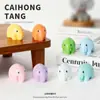 Adornos de Resina DIY de Dibujos Animados Color Realista Elefante Pequeño Popular al por Mayor Animal Pequeño Colorido 3D Elefante de la Suerte Colgante