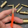 Conector de cobre reto para mangueiras de água de borracha flexível 4mm-25mm, conexão plástica direta para mangueira de água flexível, conector de mangueira de gás
