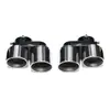 Adecuado para Bmw X5X6 X7G05G06G07 Mejora del Tubo de Escape Silenciador de Cuatro Salidas de Acero Inoxidable Fibra de Carbono