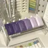 Cinta correctora de color degradado de moda, alto atractivo estético, cinta correctora de gran capacidad para estudiantes, juego de cintas correctoras portátil