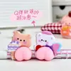 Adesivos Squishy Tema Pêssego 3D Infantil Embossado Desenho Animado Fofo Alto Valor Decorativo Diário Animal DIY Alívio do Estresse