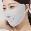 Nueva Mascarilla Estéreo Sin Marcas Hielo Seda Transpirable Esquina del Ojo Protección Solar Ultravioleta Adulto Hombres y Mujeres A Prueba de Polvo Mascarilla de Celebridad de Internet