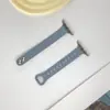 Comercio exterior iwatch10 correa de reloj applewatch987654321 correa de reloj fina a juego de color correa con doble hebilla de clavo
