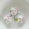 Accesorios de Resina Gatito Kt con Purpurina Adornos DIY Gatito Materiales Hechos a Mano Pasador para el Cabello Infantil Pegatinas para Vaso de Agua