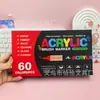 Marcador Acrílico Líquido Directo Multicolor Punta Suave Pintura Estudiante Arte DIY Dibujo Marcador de Graffiti Pluma Acuarela