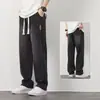 Pantalones vaqueros finos de verano 2023 para hombre, marca de moda, estilo americano, holgados, rectos, informales, de pierna ancha y largos