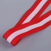 Yongjin Ribbon 0.6-4cm Vermelho e Branco Azul Marinho Tri-color Poliéster Fita Medalha Fita Cinta Vestuário Cinto Decorativo