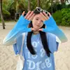 Manga de hielo para mujer, de verano, a prueba de sol, sobremanga, para exteriores, ciclismo, protección UV, protección para brazos, holgada, protección solar, transpirable, fina, transpirable