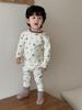 Pijama de Outono para Meninos Roupa de Casa Conjunto Bebê Roupa de Casa Conjunto Outono Roupas de Outono Infantis Roupa Infantil 2025 Novo