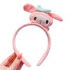 Sanrio Faixa de Cabelo Bonito Plush Face Wash Maquiagem Acessórios para o Cabelo Tridimensional Boneca Super Cute Girl Soft Hair Band