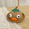 Chapéu de Palha Infantil de Verão Aba Curva Chapéu de Pescador Dinossauro de Desenho Animado Fino Quebra-Sol Respirável Proteção Solar Chapéu de Viagem para Praia