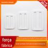 Fivela japonesa de plástico branca com três engrenagens, fivela japonesa, alça de ombro, bolsa, cinto, POM, fivela ajustável
