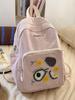 Mochila Casual Simple Fresca Pequeña Estilo K Estudiante de Secundaria Estudiante de Preparatoria Bolsa Escolar Mochila Ligera de Viaje