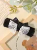 Diadema para bebé nueva de moda transfronteriza con diseño calado, diadema con lazo de encaje lindo, accesorio para la cabeza transpirable 5401