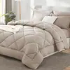 Juego de Colcha y Fundas de Almohada de Franela Cepillada Más Vendido en Amazon Transfronterizo, Disponible en Múltiples Colores, Se Puede Enviar Directamente como Ropa de Cama