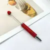 Nuevo Bolígrafo con Cuentas Completamente de Diamante 106, Bolígrafo Lindo de Color Sólido Colorido con Cuentas de Pedrería, Bolígrafo de Regalo para Oficina de Negocios al por Mayor
