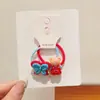 Horquilla Roja Infantil para Festival de Primavera, Pin de Tela Roja con Puntos Blancos Lindo para Niña con Lazo, Horquilla con Ambiente de Año Nuevo