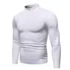Nuevo Suéter de Punto para Hombre con Cuello Alto Medio, Suéter Sencillo de Punto, Camisa Básica Versátil de Color Sólido para Hombre, Colección Otoño/Invierno 2026