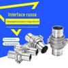 Atacado de fábrica interface de fogo russo interface de fivela externa padrão russo mangueira de pistola de água russa com equipamento de combate a incêndio de fivela